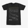 Movies Star Wars Lightsaber Schematics T-Shirt