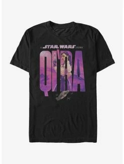 Online Exclusives Star Wars Qi'ra Name Movie Poster T-Shirt