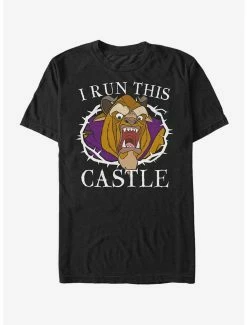 Movies Disney Beauty And The Beast Run Castle T-Shirt