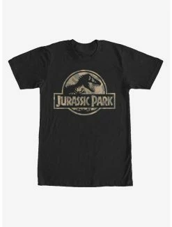 Movies Jurassic Park Camo Logo T-Shirt