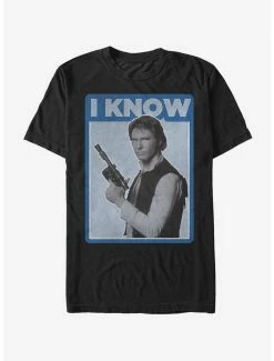 Online Exclusives Star Wars Han Solo Quote I Know T-Shirt