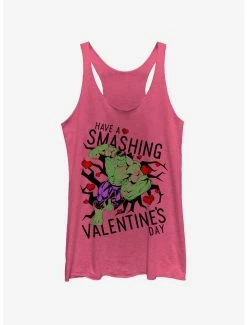 Online Exclusives Marvel Hulk Smashing Vday Hulk Womens Tank Top