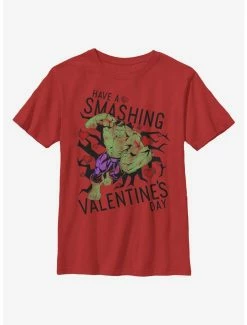 Online Exclusives Marvel Hulk Smashing Valentine Youth T-Shirt