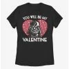 Online Exclusives Star Wars Darth Vader Valentine Womens T-Shirt