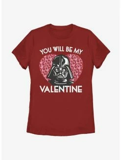Online Exclusives Star Wars Darth Vader Valentine Womens T-Shirt