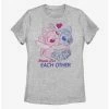 Online Exclusives Disney Lilo And Stitch Angel Together Womens T-Shirt
