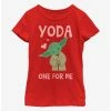 Online Exclusives Star Wars Yoda One For Me Yoda Cute Youth Girls T-Shirt