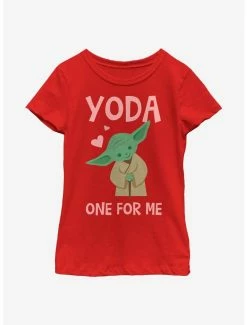 Online Exclusives Star Wars Yoda One For Me Yoda Cute Youth Girls T-Shirt