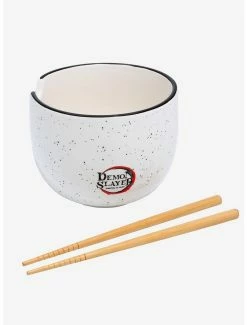 Television Demon Slayer: Kimetsu No Yaiba Tanjiro Kamado Ramen Bowl With Chopsticks -Boxlunch Store 15793554 av1