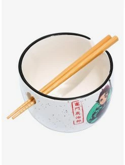Television Demon Slayer: Kimetsu No Yaiba Tanjiro Kamado Ramen Bowl With Chopsticks -Boxlunch Store 15793554 av2