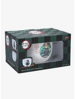 Television Demon Slayer: Kimetsu No Yaiba Tanjiro Kamado Ramen Bowl With Chopsticks -Boxlunch Store 15793554 av3