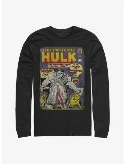 Online Exclusives Marvel Hulk Comic Cover Long-Sleeve T-Shirt