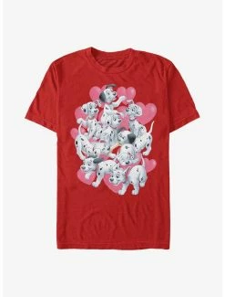 Online Exclusives Disney 101 Dalmatians Hearts Group T-Shirt