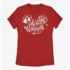 Television Disney Mickey Mouse Holiday Ears Fill Womens T-Shirt