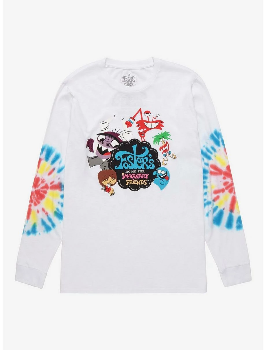 Television Foster’s Home For Imaginary Friends Group Tie-Dye Long Sleeve T-Shirt - BoxLunch Exclusive 1 Television Foster’s Home For Imaginary Friends Group Tie-Dye Long Sleeve T-Shirt - BoxLunch Exclusive