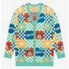 Online Exclusives Disney Minnie Mouse Checkered Patchwork Women’s Plus Size Cardigan - BoxLunch Exclusive