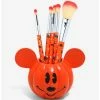Television Disney Mickey Mouse Jack-O'Lantern Makeup Brush Set & Holder - BoxLunch Exclusive