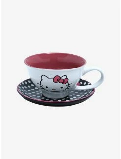 Online Exclusives Sanrio Hello Kitty Polka Dot Teacup & Saucer