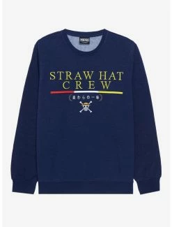 Television One Piece Straw Hat Crew Collegiate Crewneck - BoxLunch Exclusive