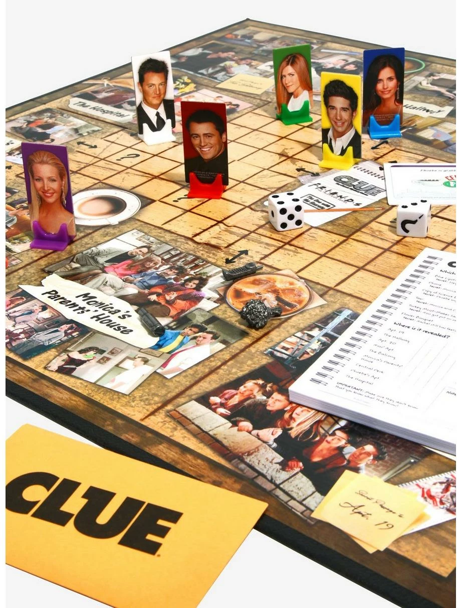 Television Clue: Friends Edition Board Game 2 Television Clue: Friends Edition Board Game - Image 2