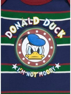Online Exclusives Disney Donald Duck Moody Striped Infant One-Piece - BoxLunch Exclusive -Boxlunch Store 19676990 av2