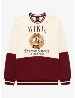 Online Exclusives Studio Ghibli Kiki's Delivery Service Panel Crewneck - BoxLunch Exclusive