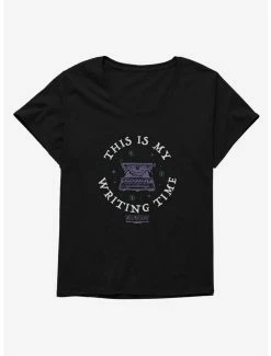 Online Exclusives Wednesday This Is My Writing Time Womens T-Shirt Plus Size