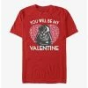 Online Exclusives Star Wars Darth Vader You Will Be My Valentine T-Shirt